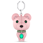 swarovski icons key ring bear multicolored stainless steel