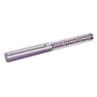 swarovski crystalline ballpoint pen  purple lacquered  chrome plated