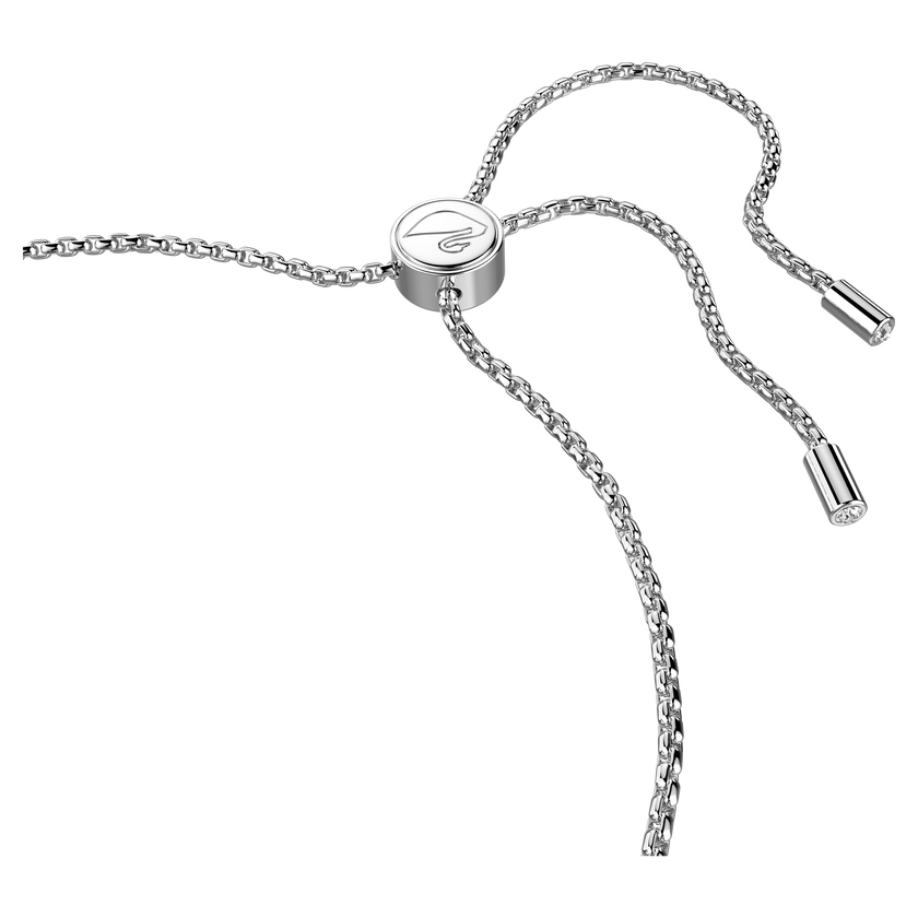 swarovski lovely bracelet  heart  white  rhodium plated