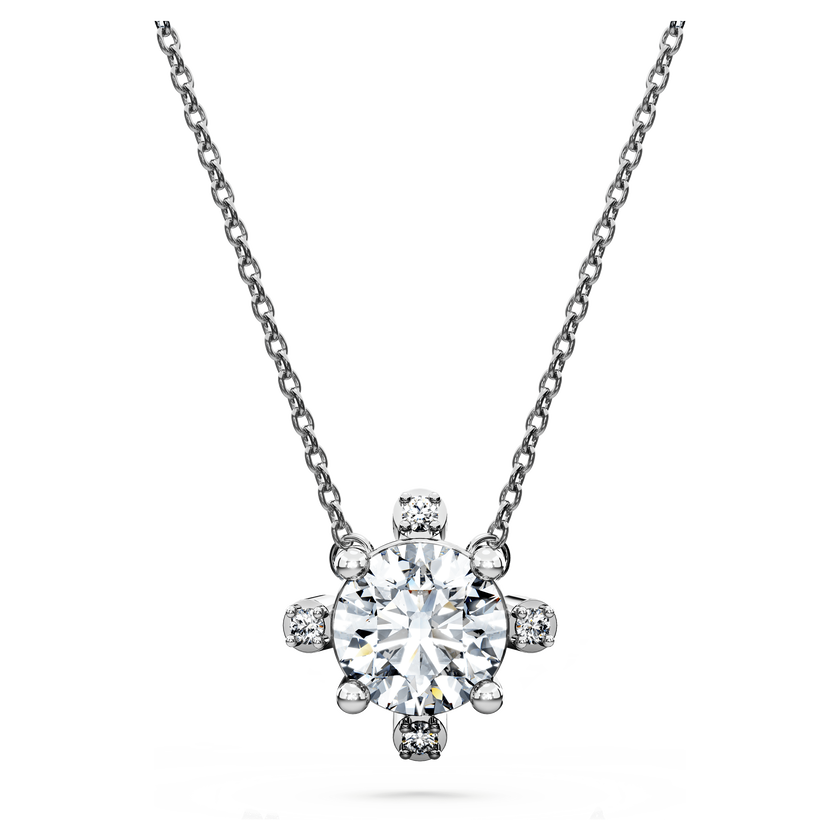 swarovski galaxy pendant  laboratory grown diamonds 1 05 ct tw  18k white gold