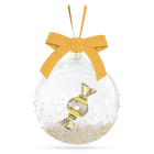 swarovski holiday cheers dulcis ball ornament yellow