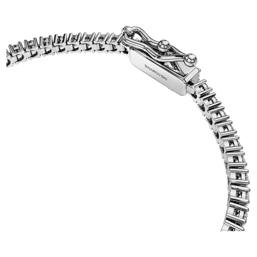 swarovski eternity tennis bracelet  laboratory grown diamonds 3 ct tw  18k white gold