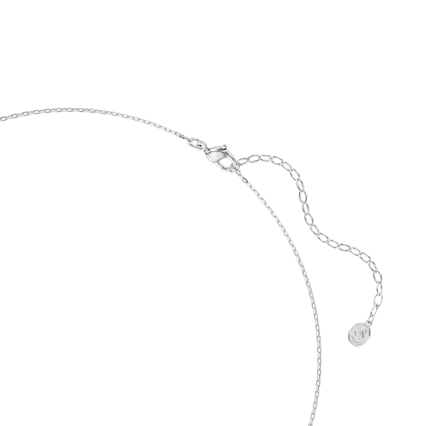 ariana grande x swarovski tennis y necklace  mixed cuts  dragonfly  multicolored  rhodium plated