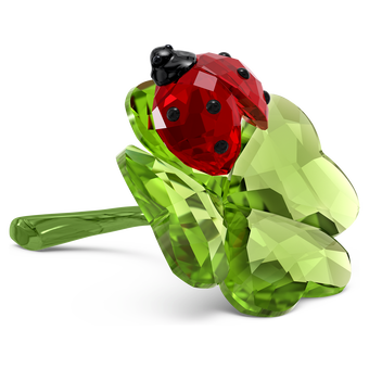 swarovski idyllia ladybug and clover