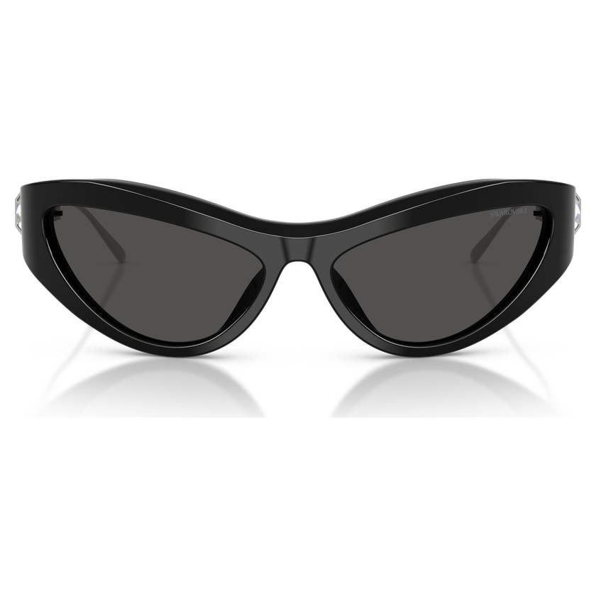 swarovski sunglasses  cat eye shape  sk6046  black
