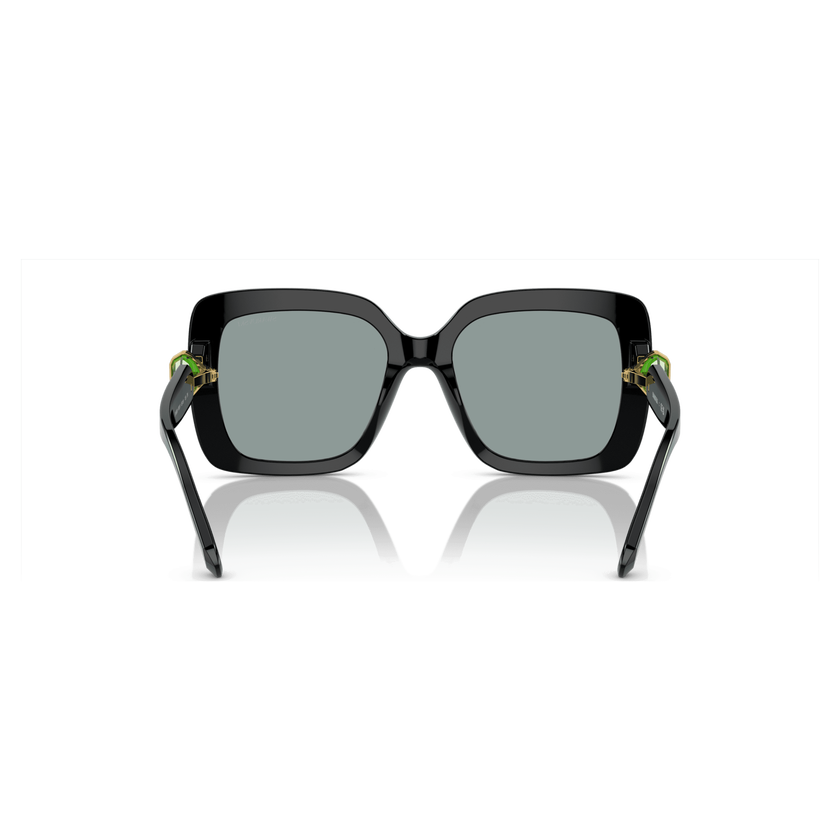 swarovski sunglasses  oversized  square shape  sk6001el  black
