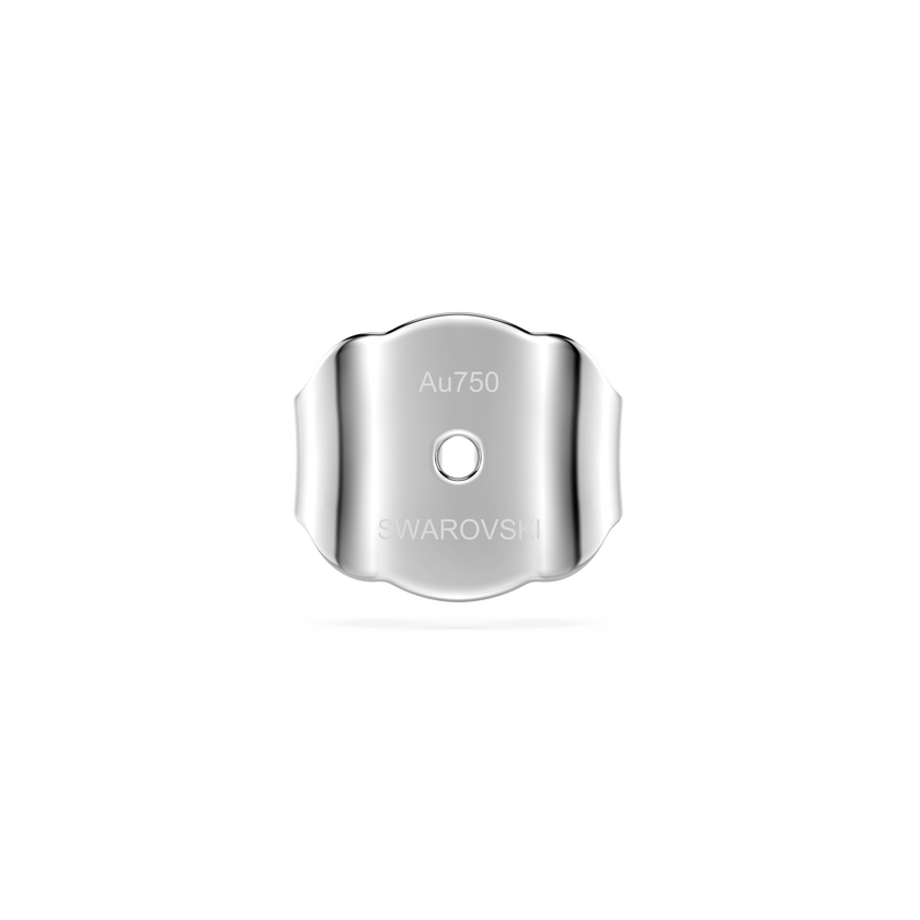 swarovski eternity earring back  18k white gold