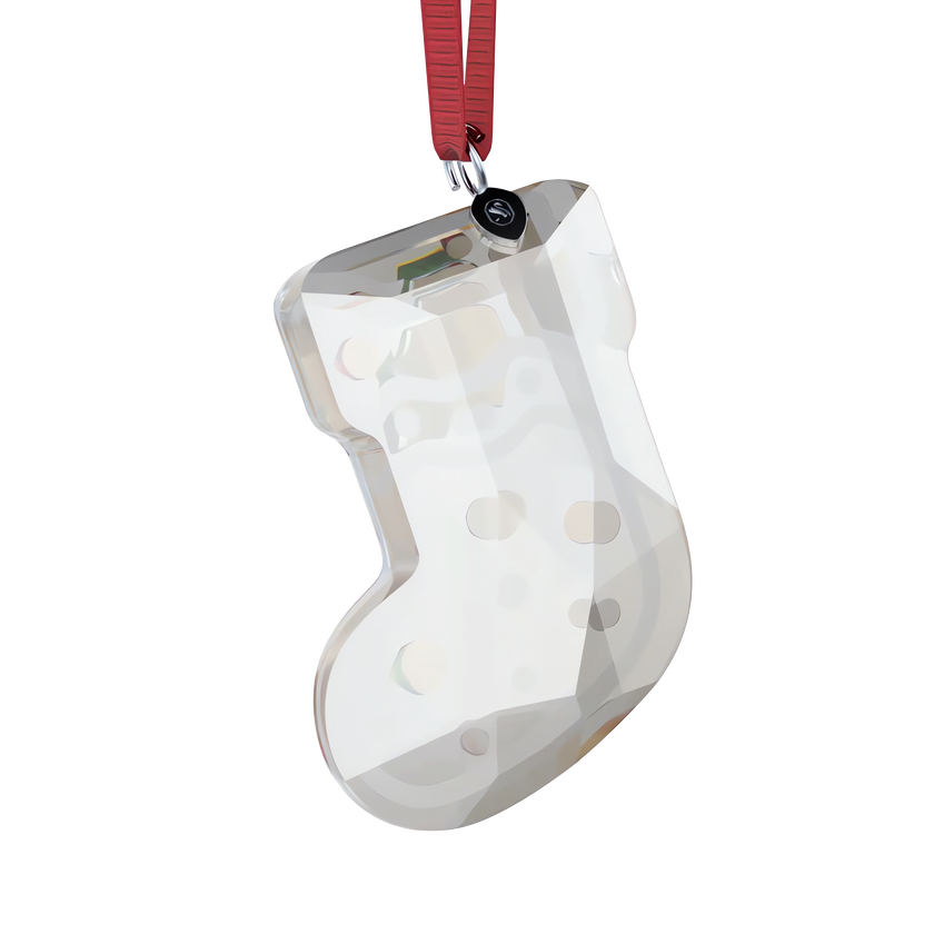 swarovski holiday cheers gingerbread stocking ornament