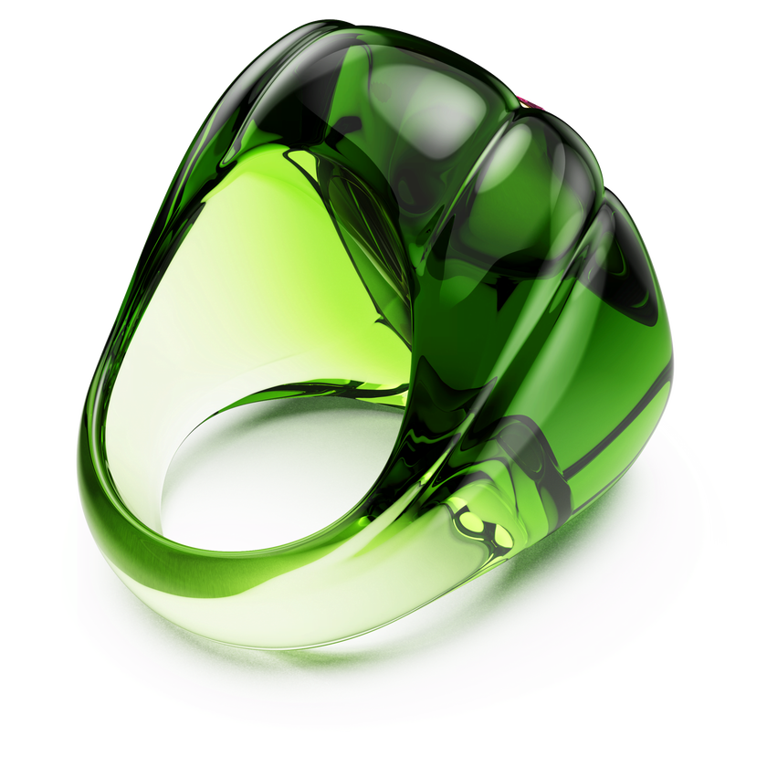 swarovski dulcis cocktail ring  cushion cut  pav   multicolored