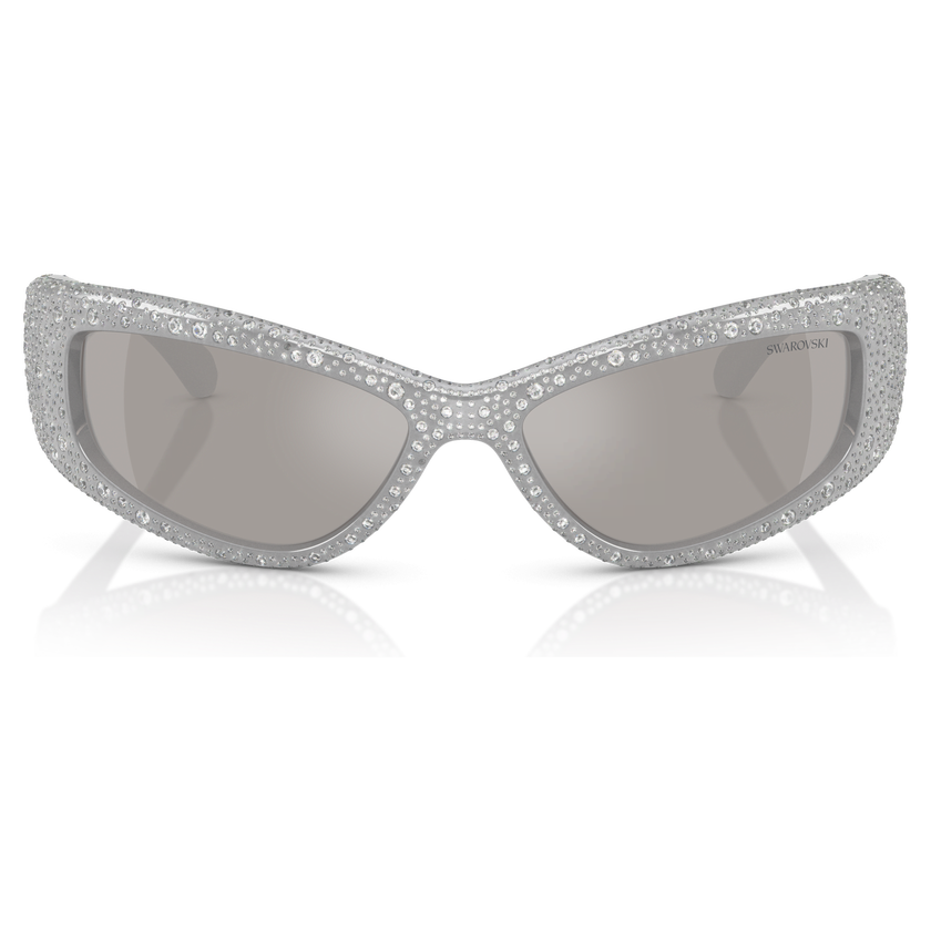 swarovski sunglasses  sk6027  silver tone