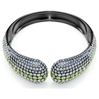 swarovski sublima choker round cut multicolored ruthenium plated