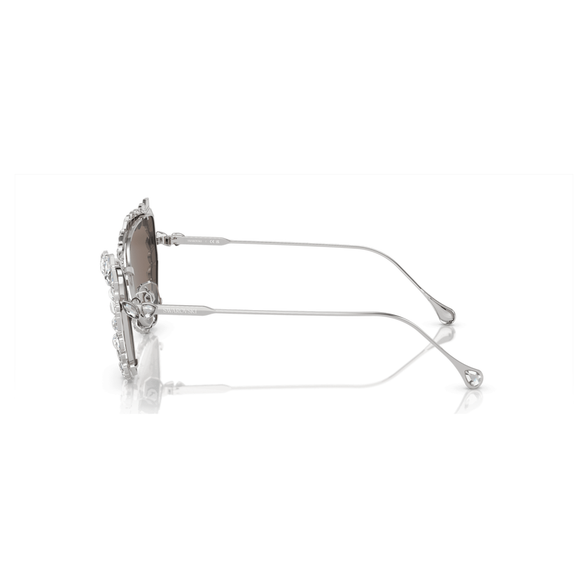 swarovski sunglasses  statement  cat eye shape  sk7011el  white