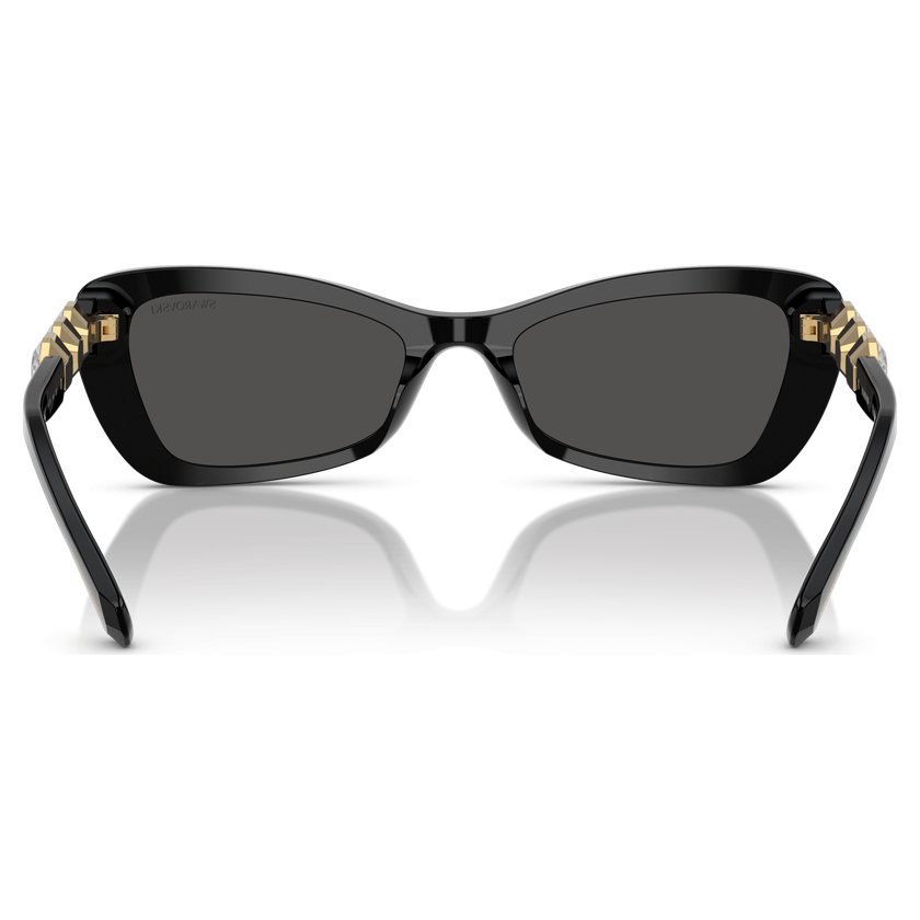 swarovski sunglasses  rectangular shape  sk6033  black