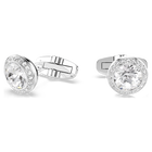 swarovski una angelic cufflinks  round cut  white  rhodium plated