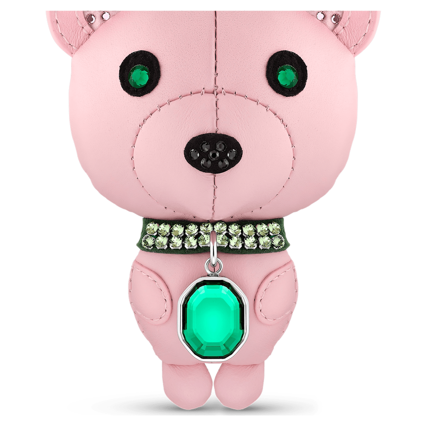 swarovski icons key ring  bear  multicolored  stainless steel