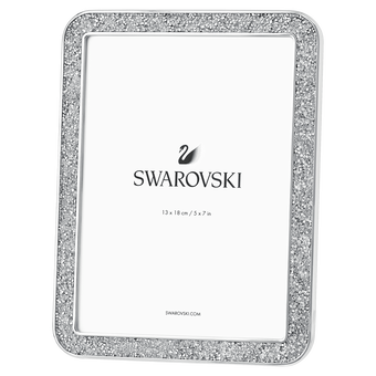 swarovski minera picture frame silver tone