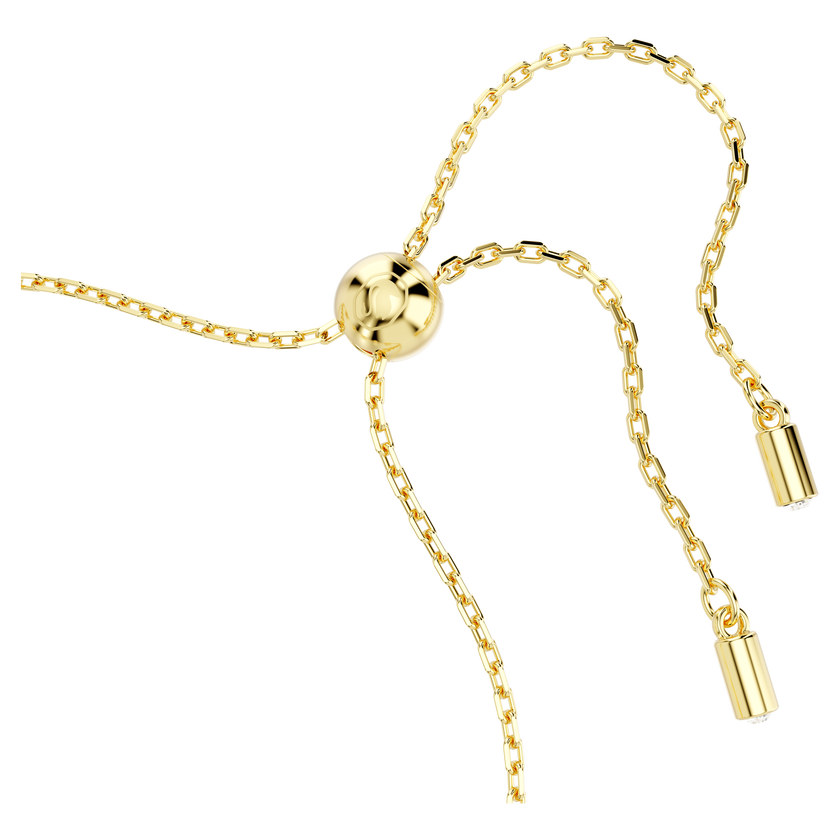 swarovski symbolica bracelet  clover  evil eye and horseshoe  blue  gold tone plated