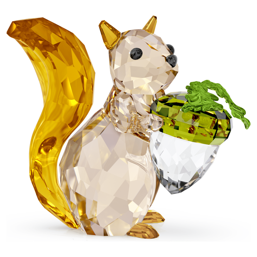 swarovski idyllia squirrel and acorn