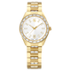 swarovski gold tone