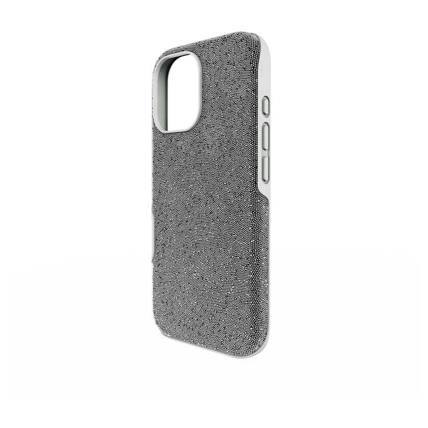 swarovski high smartphone case  iphone  17  silver tone