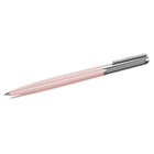 swarovski matrix tennis ballpoint pen  pink lacquered  chrome plated