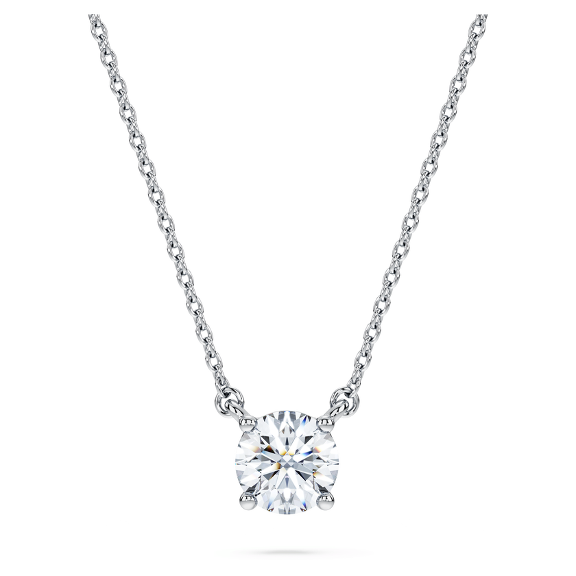 swarovski eternity pendant  laboratory grown diamonds 0 5 ct tw  18k white gold