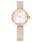 swarovski illumina watch swiss made metal bracelet rose gold tone rose gold tone finish