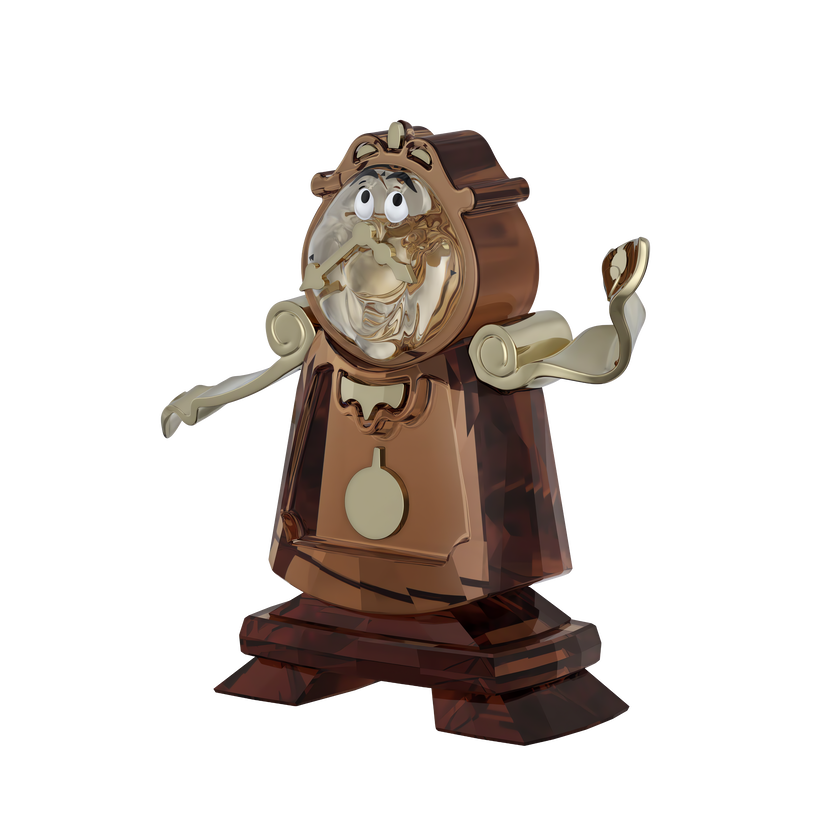 swarovski beauty and the beast cogsworth