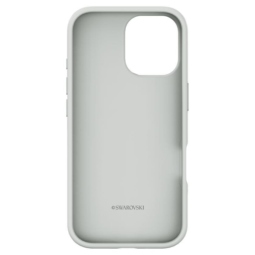 swarovski high smartphone case  iphone  17  silver tone