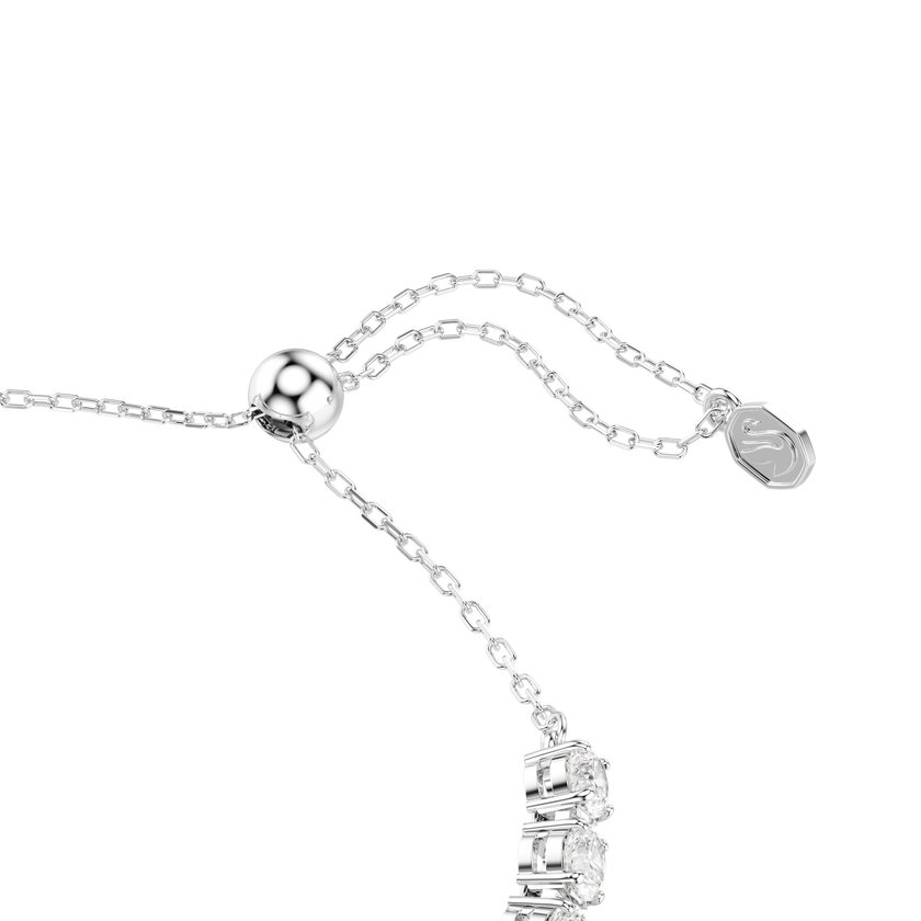 ariana grande x swarovski tennis bracelet  mixed cuts  multicolored  rhodium plated