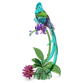 swarovski idyllia quetzal and orchid