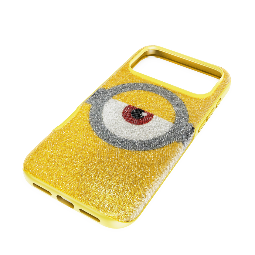 swarovski high smartphone case  minions  iphone  17 pro max  yellow