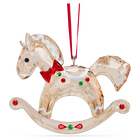 Holiday Cheers Gingerbread Rocking Horse Ornament