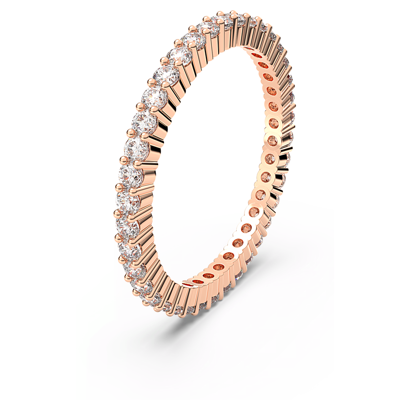 swarovski vittore ring  white  rose gold plated