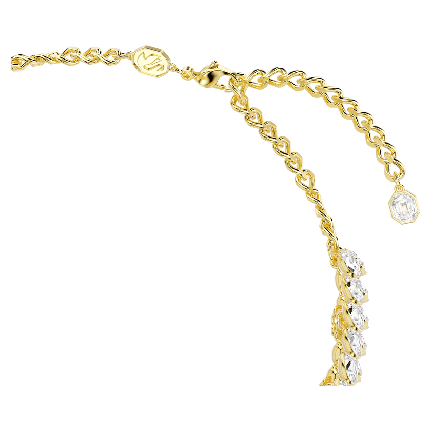 swarovski idyllia choker  oval cut  white  gold tone plated