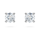 swarovski eternity stud earrings  laboratory grown diamonds 0 5 ct tw  18k white gold