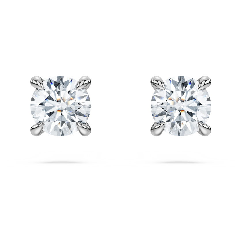 swarovski eternity stud earrings  laboratory grown diamonds 0 5 ct tw  18k white gold