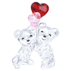 swarovski kris bear heart balloons