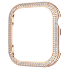 swarovski sparkling case for apple watch series 7 41 mm rose gold tone