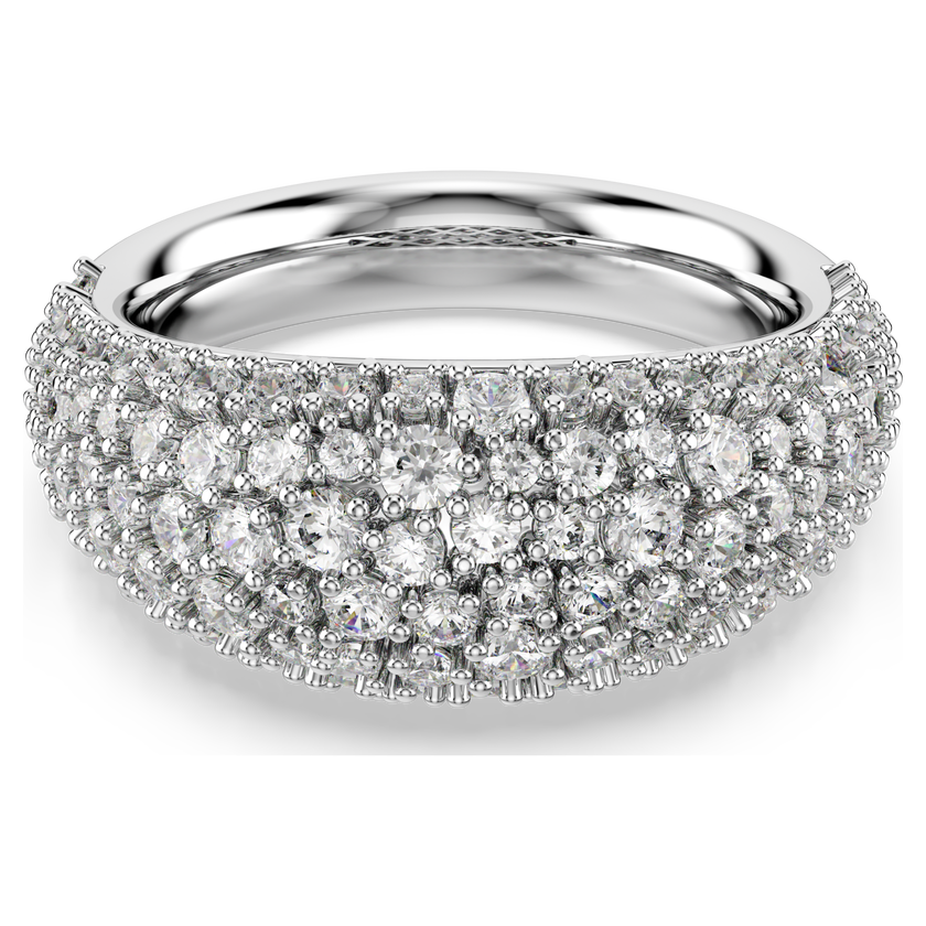 swarovski sublima ring  white  rhodium plated