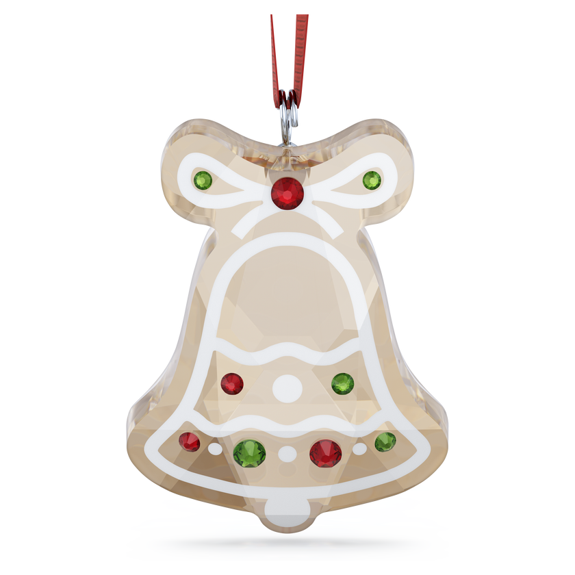 swarovski holiday cheers gingerbread bell ornament