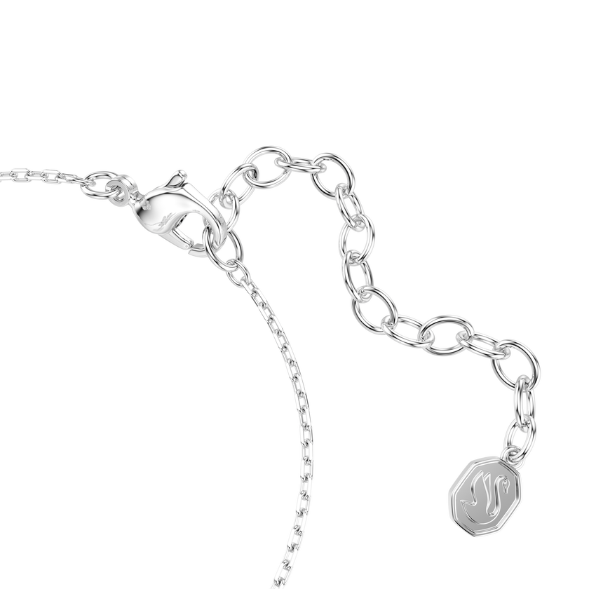 swarovski idyllia bracelet  mixed cuts  snowflake  white  rhodium plated