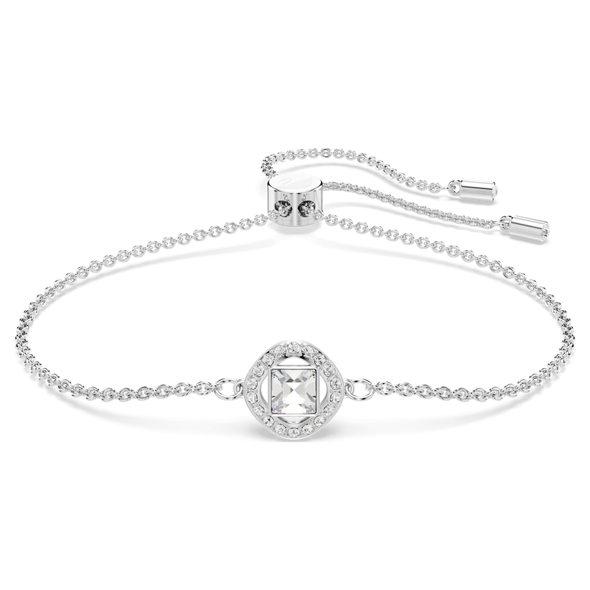 swarovski una angelic bracelet  mixed cuts  white  rhodium plated