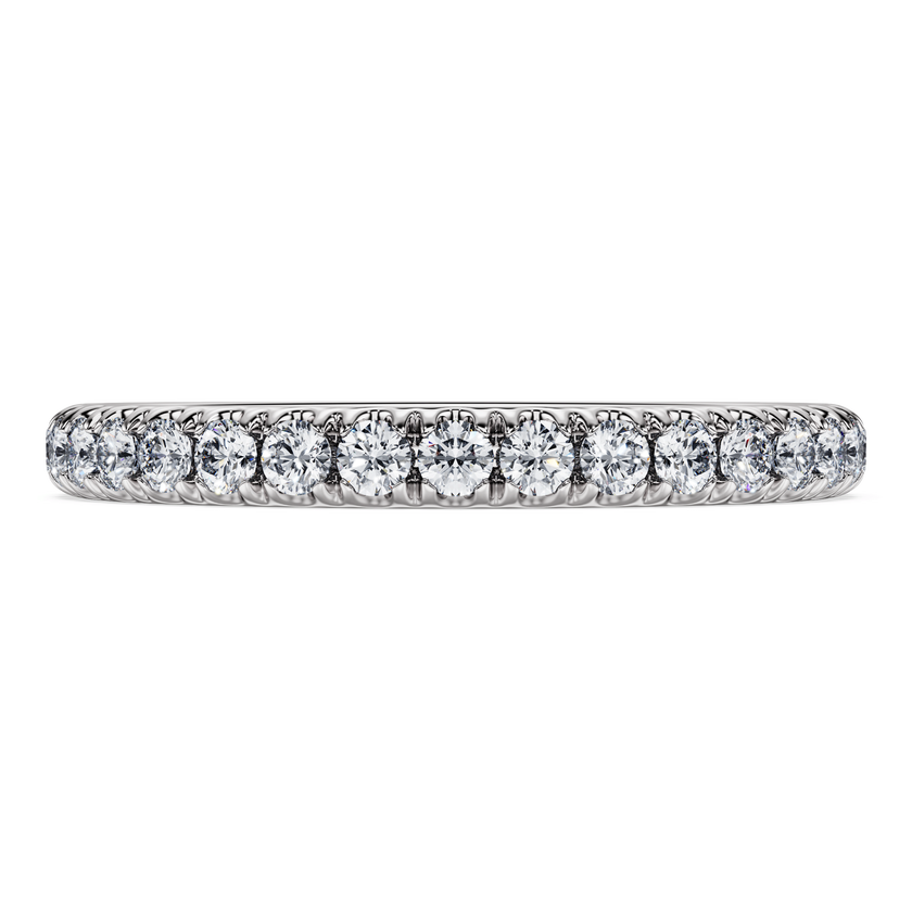 swarovski eternity band ring  laboratory grown diamonds 0 4 ct tw  18k white gold