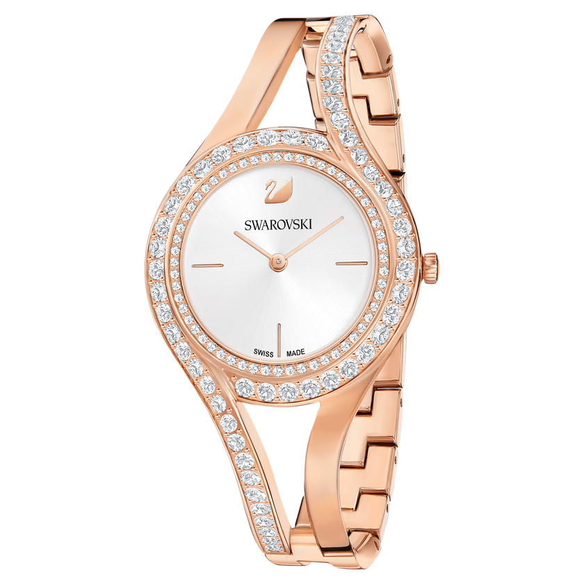 5377576 Eternal Watch, Metal Bracelet, White, Rose Gold Tone | Swarovski Kuwait