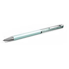 swarovski crystalline ballpoint pen  blue lacquered  chrome plated