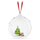 swarovski holiday cheers tree and gifts ball ornament