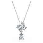 swarovski galaxy pendant  laboratory grown diamonds 1 ct tw  18k white gold