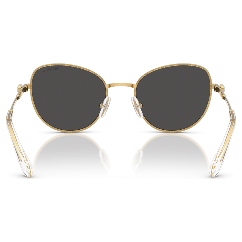 swarovski sunglasses  cat eye shape  gray