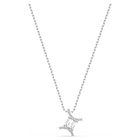 swarovski zodiac ii pendant gemini white mixed metal finish